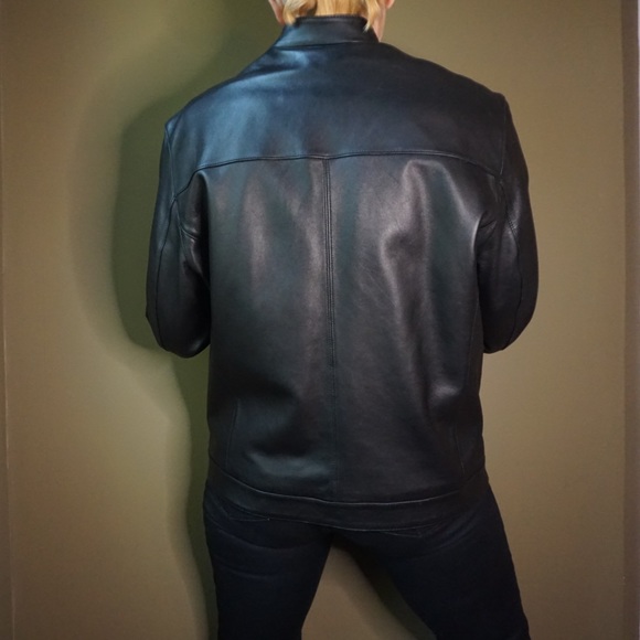 WILSON’S LEATHER Men’s Bomber Jacket - Picture 4 of 9